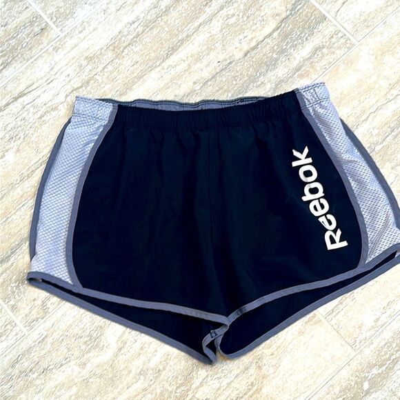 Reebok Pants - Reebok black and white shorts - size M